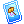Ícone de Carta de Certificado de Simpósio (Azul de Céu)