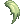 Ícone de Traje: Rabo de Cavalo de Lado Doce (Verde)