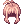 Ícone de Traje: Cabelo de Rabo de Cavalo (Rosa)