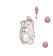 Visual de Urso de Ursinho Branco no cliente