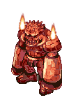Visual de Golem de Fogo no cliente