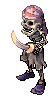 Visual de Esqueleto de Pirata no cliente