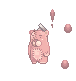 Visual de Urso de Ursinho Vermelho no cliente